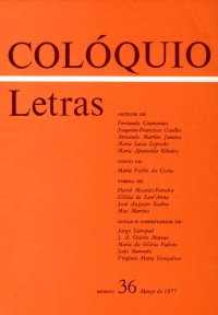 Revista Coloquio Letras N 36 - Marco 1977