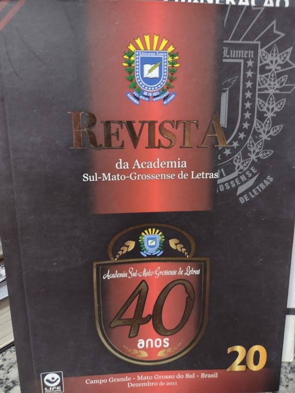 Revista Da Academia Sul Mato Grossense De Letras Nª20 Dezembro De 2011