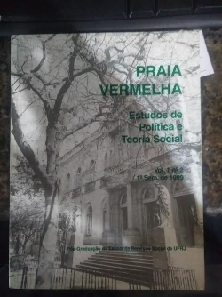Praia Vermelha - Estudos De Politica E Teoria Social V. 01 Nº 2 1º Sem. De 1999