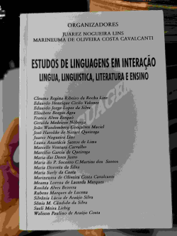 Estudos De Linguagens Em Interacao - Lingua, Linguistica, Literatura E Ensino