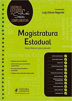 Caderno De Estudos Da Lei Seca Complementar - Ministerio Publico Estudal Vade Mecum Para Estudar