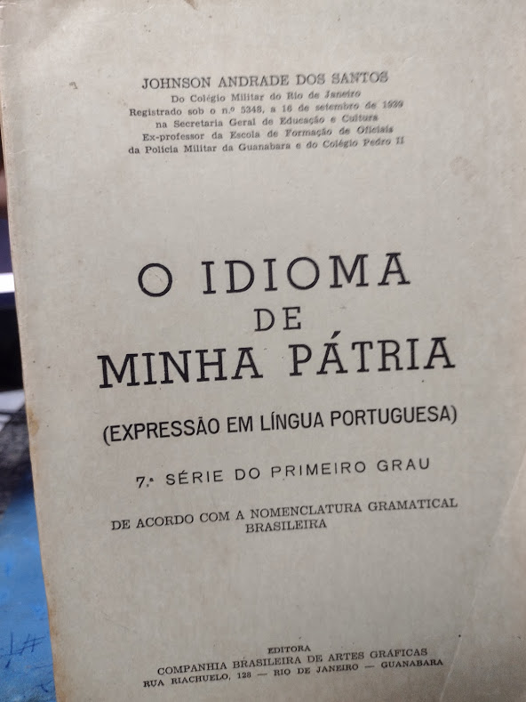 O Idioma De Minha Patria - Expressao Em Lingua Portuguesa