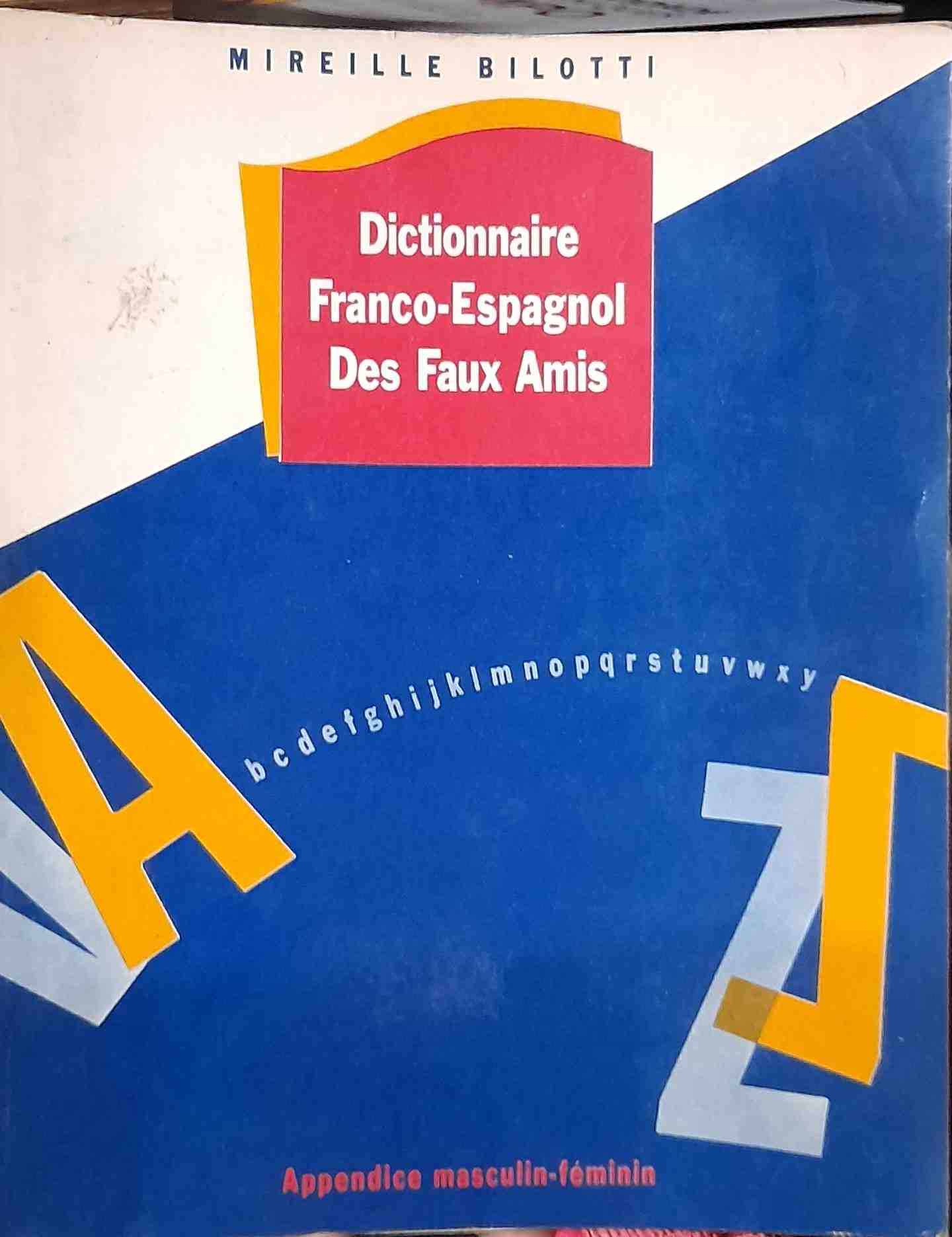 dictionnaire franco-espagnol des faux amis