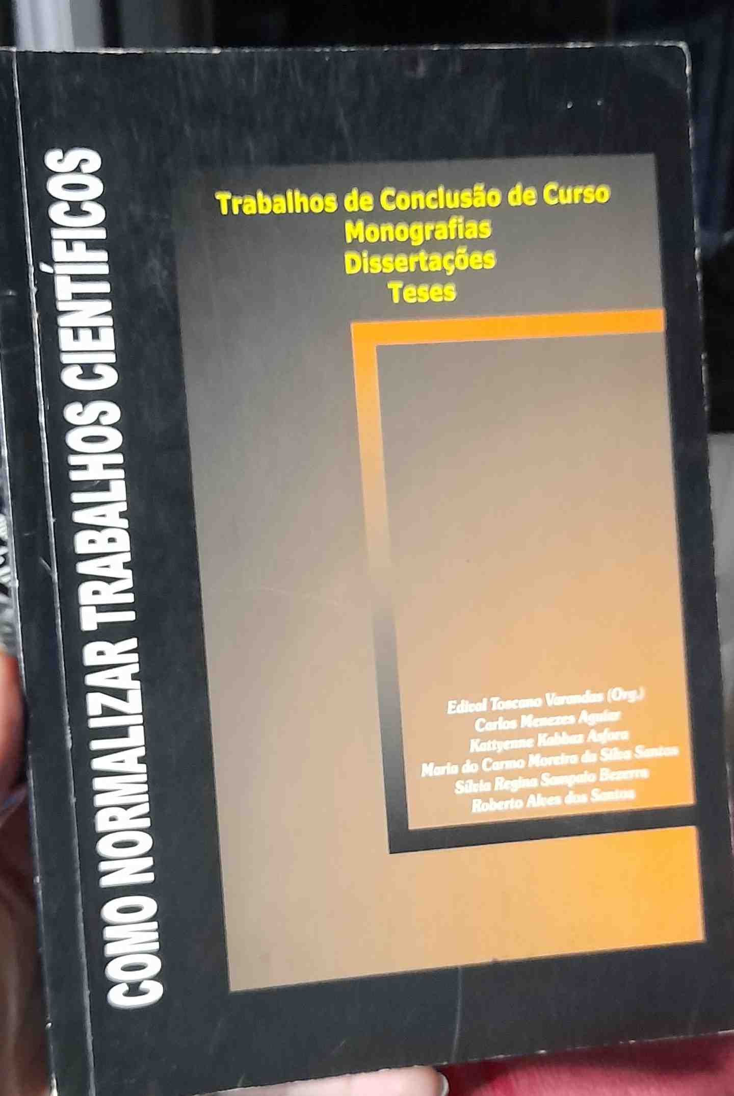 como normalizar trabalhos cientificos - trabalhos de conclusao de cursos, monografias, dissertacoes e teses