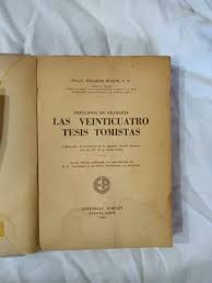 principios de filosofia - las veinticuatro tesis tomistas