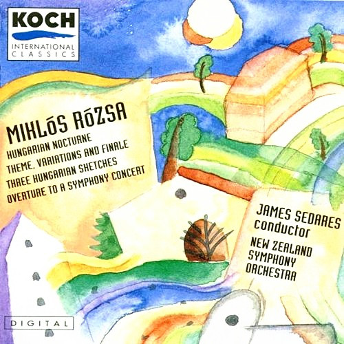 Miklós Rózsa  / New Zealand Symphony Orchestra / James Sedares  —  Overture To A Symphony Concert