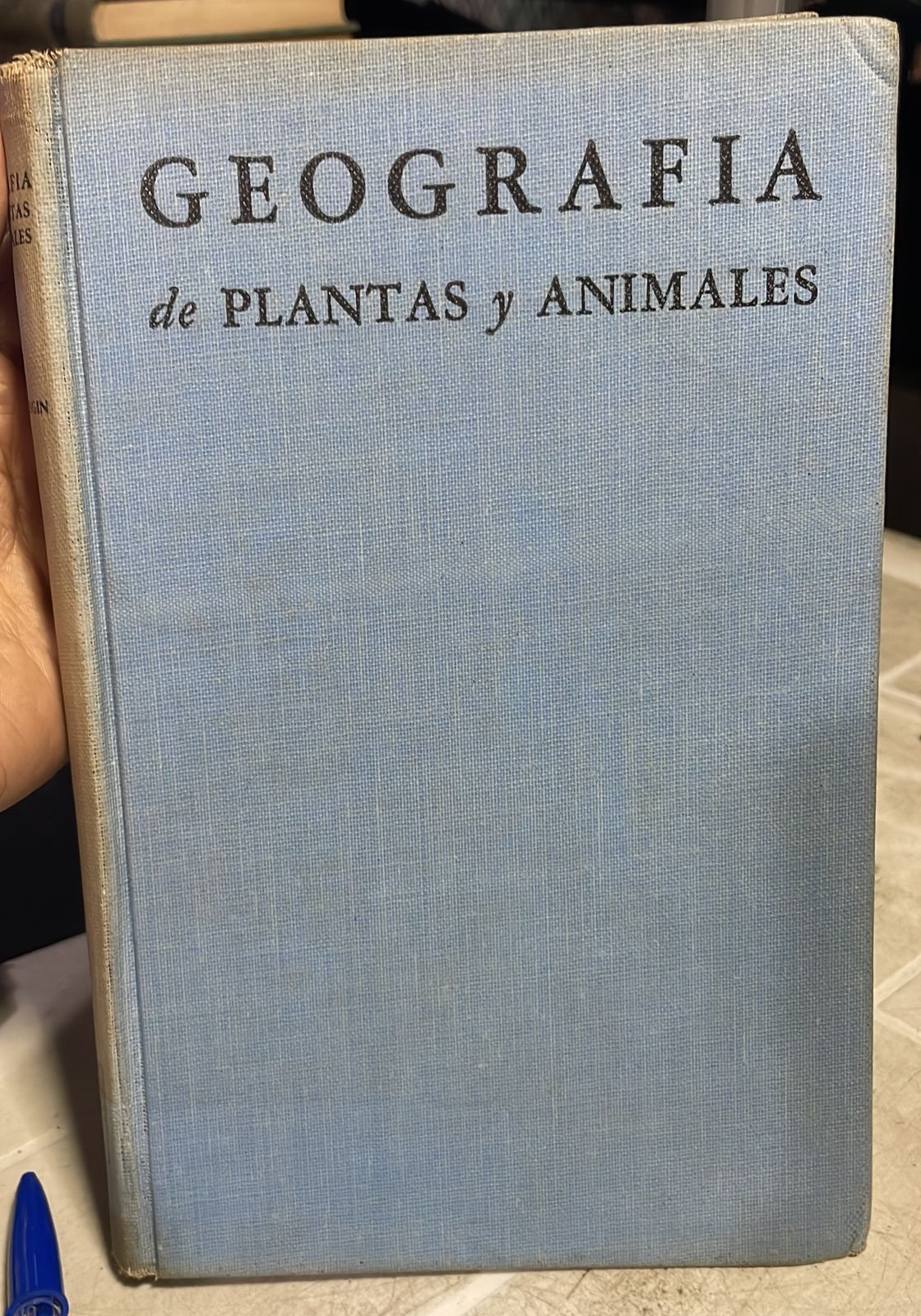 geografia de plantas y animales