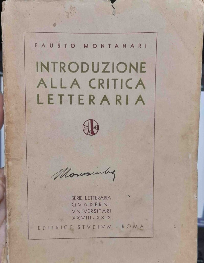 introduzione alla critica letteraria