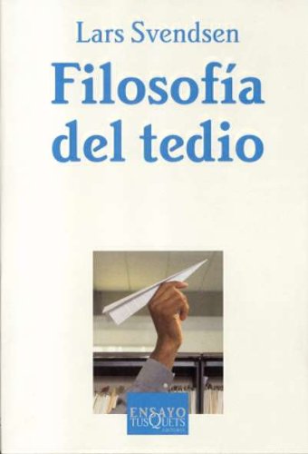filosofia del tedio