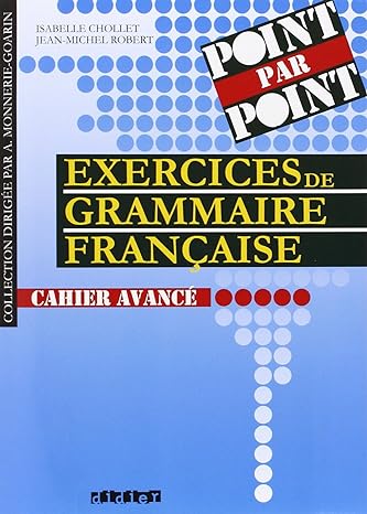 Exercices de grammaire francaise
