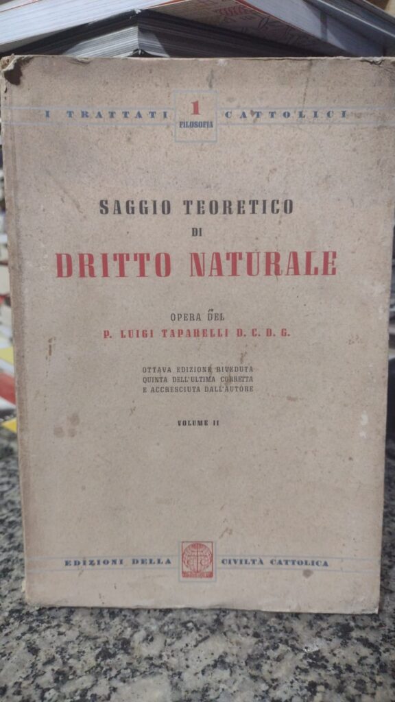 Saggio Teoretico Di Dritto Naturale Appoggiato Sul Fatto v.02