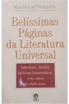 belissimas paginas da literatura universal