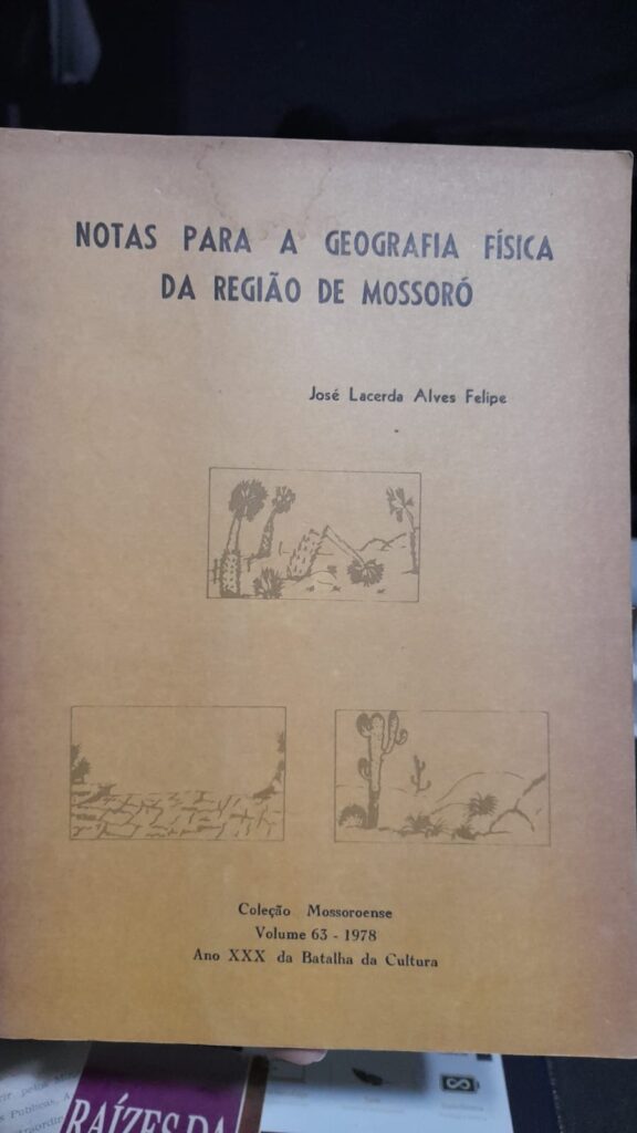 notas para a geografia fisica da regiao de mossoro - vol. 63
