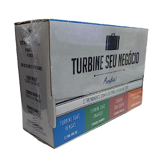 Tubine Seu Negéocio - O Treinamento Completo Para Chegar ao Topo - box contém  4 livros + 4 videoaulas