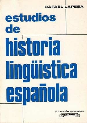 estudios de historia linguistica española