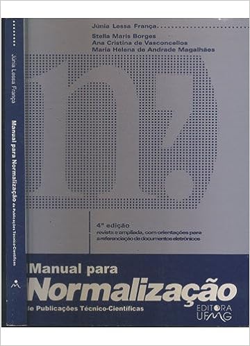 Manual para Normalização de Publicações Técnico-Científicas
