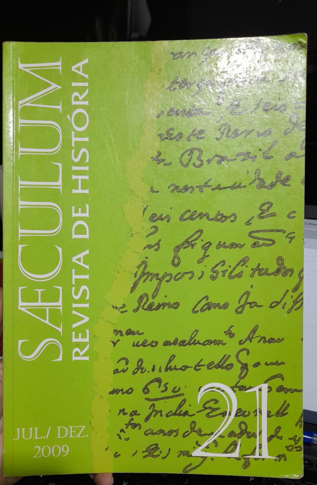saeculum - revista de historia n. 21 jul/dez 2009