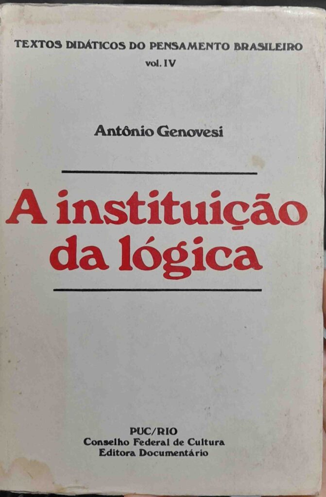a instituicao da logica