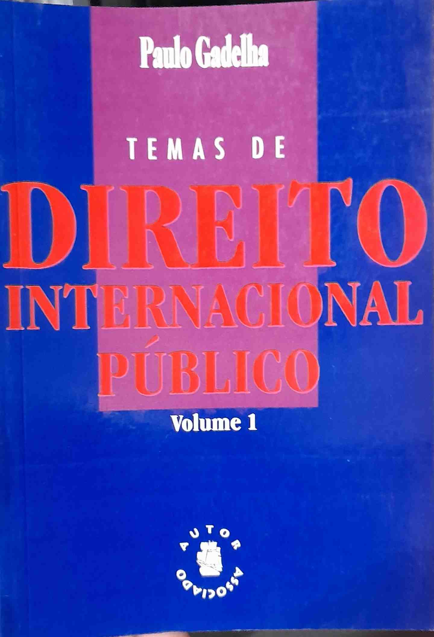 temas de direito internacional publico - vol. 1