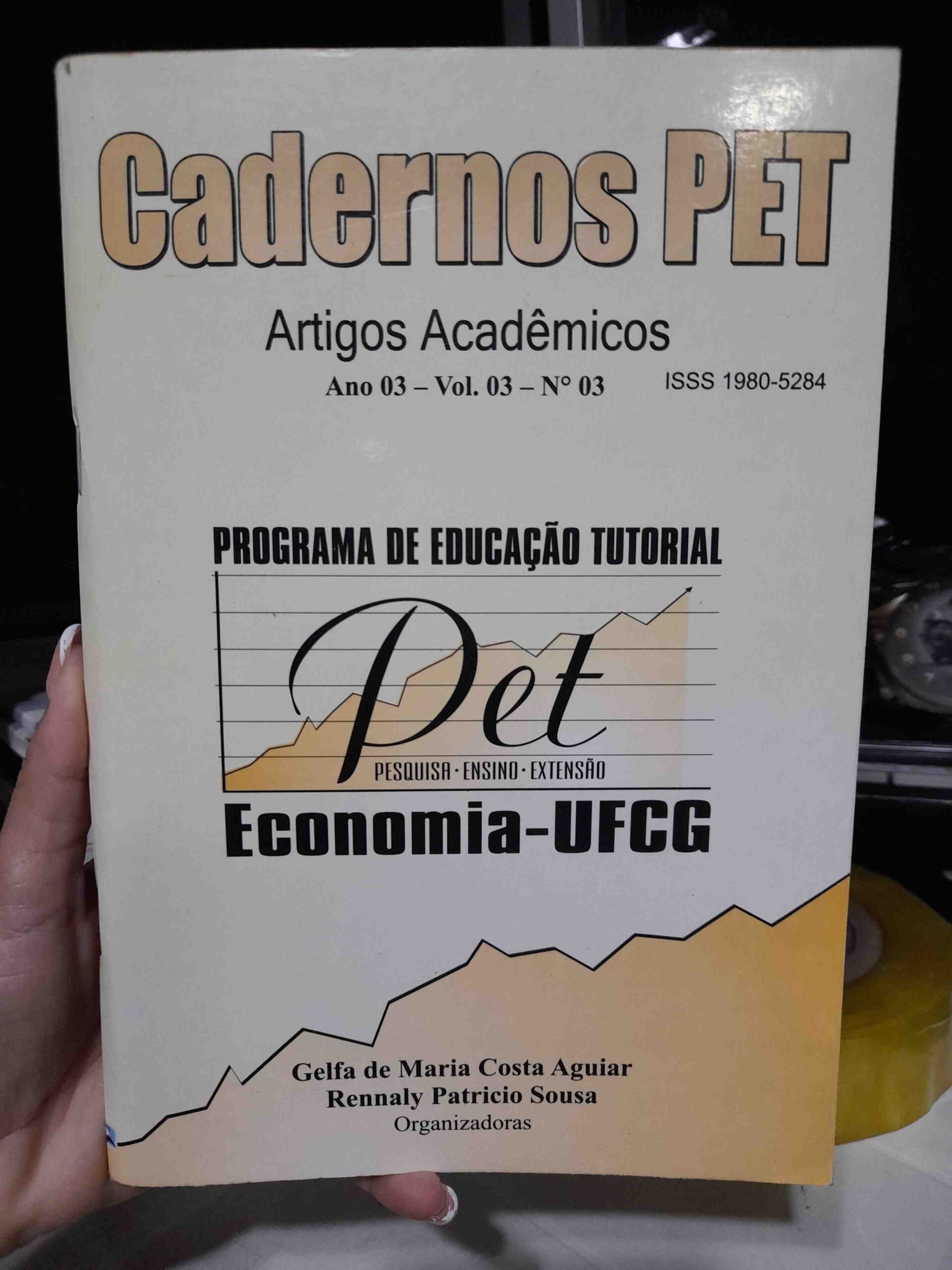 programa de educacao tutorial economia-ufcg - ano 3 vol. 3 / nº3