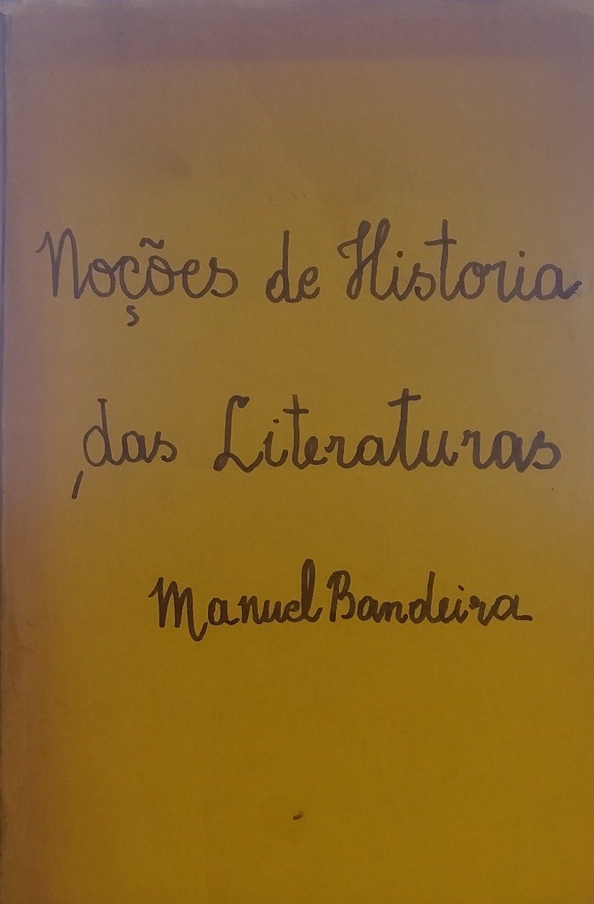 Nocoes De Historia Das Literaturas V. 01 - Reencadernado