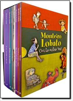 Caixa Monteiro Lobato Conta Outra Vez - Com 8 Volumes