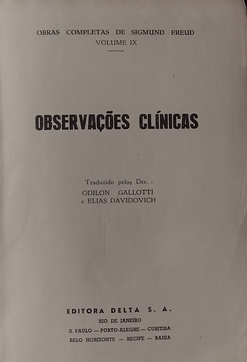 Observações Clínicas