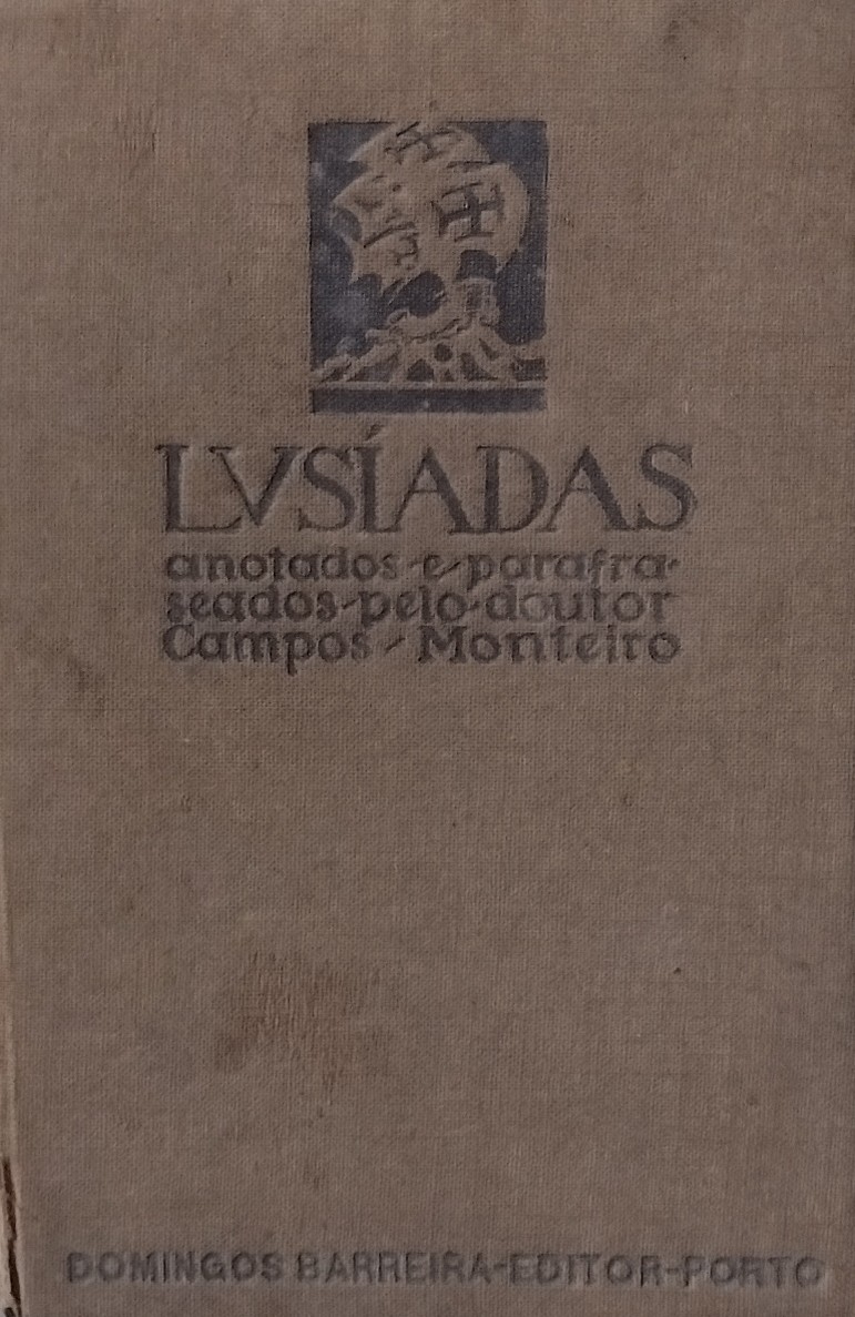 Os Lusíadas de Luiz de Camões - Anotados e Parafraseados - Reencadernado