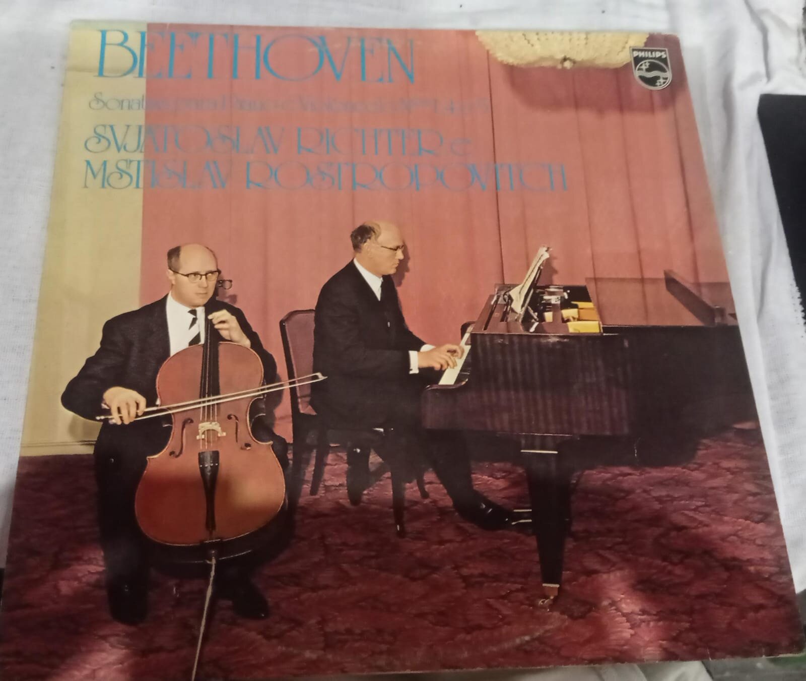 Beethoven, Mstislav Rostropovich, Sviatoslav Richter — Sonates Pour Violoncelle Et Piano N°1, 4, 5