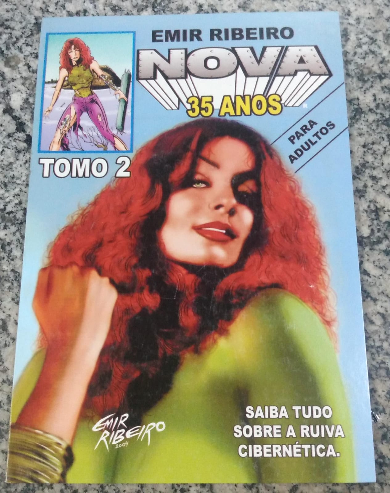 Nova 35 anosTomo 2 ( Vol.2) - Saiba tudo sobre a ruiva cibernética