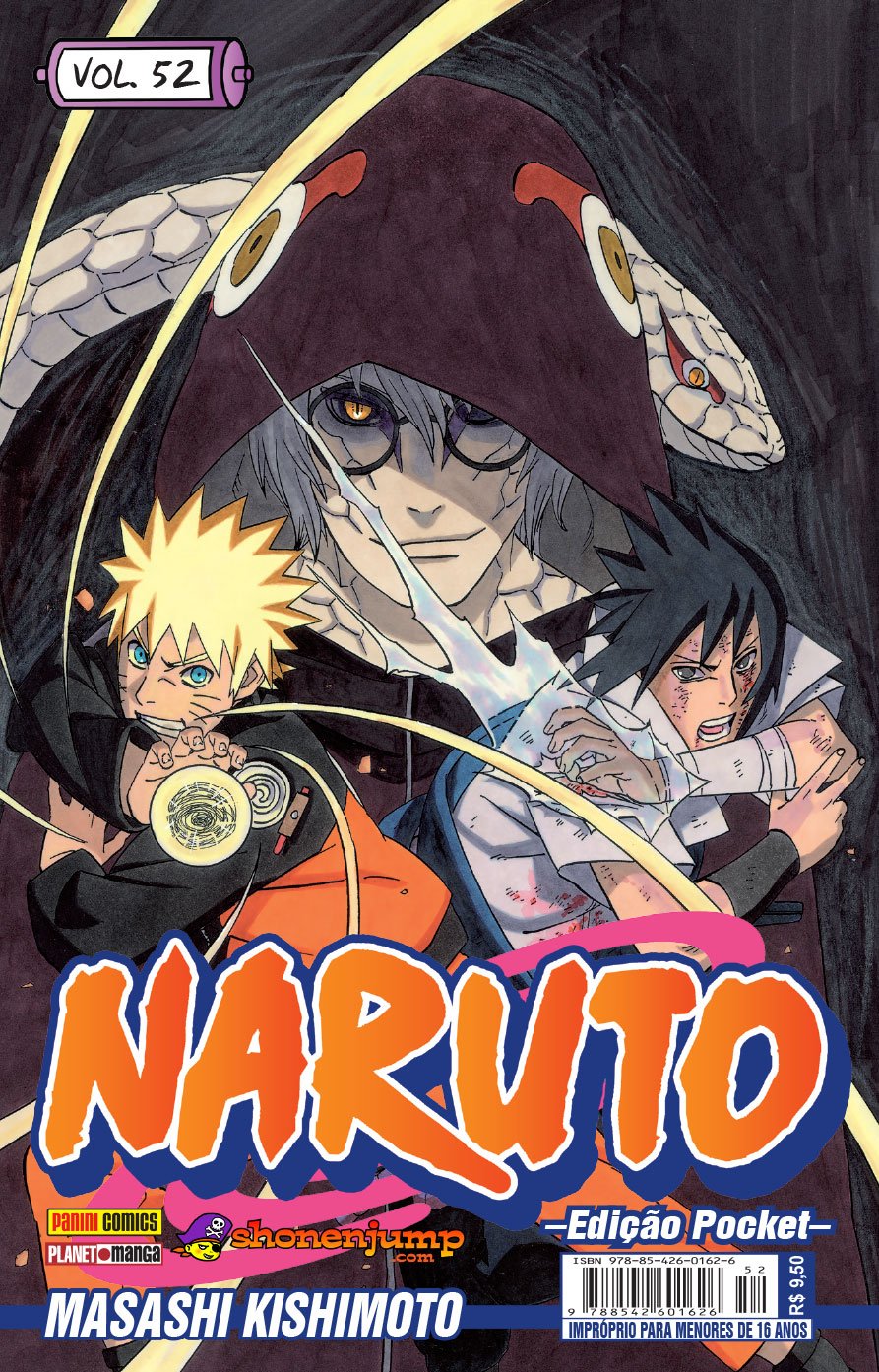 Naruto Pocket - Edição pocket Vol; 52
