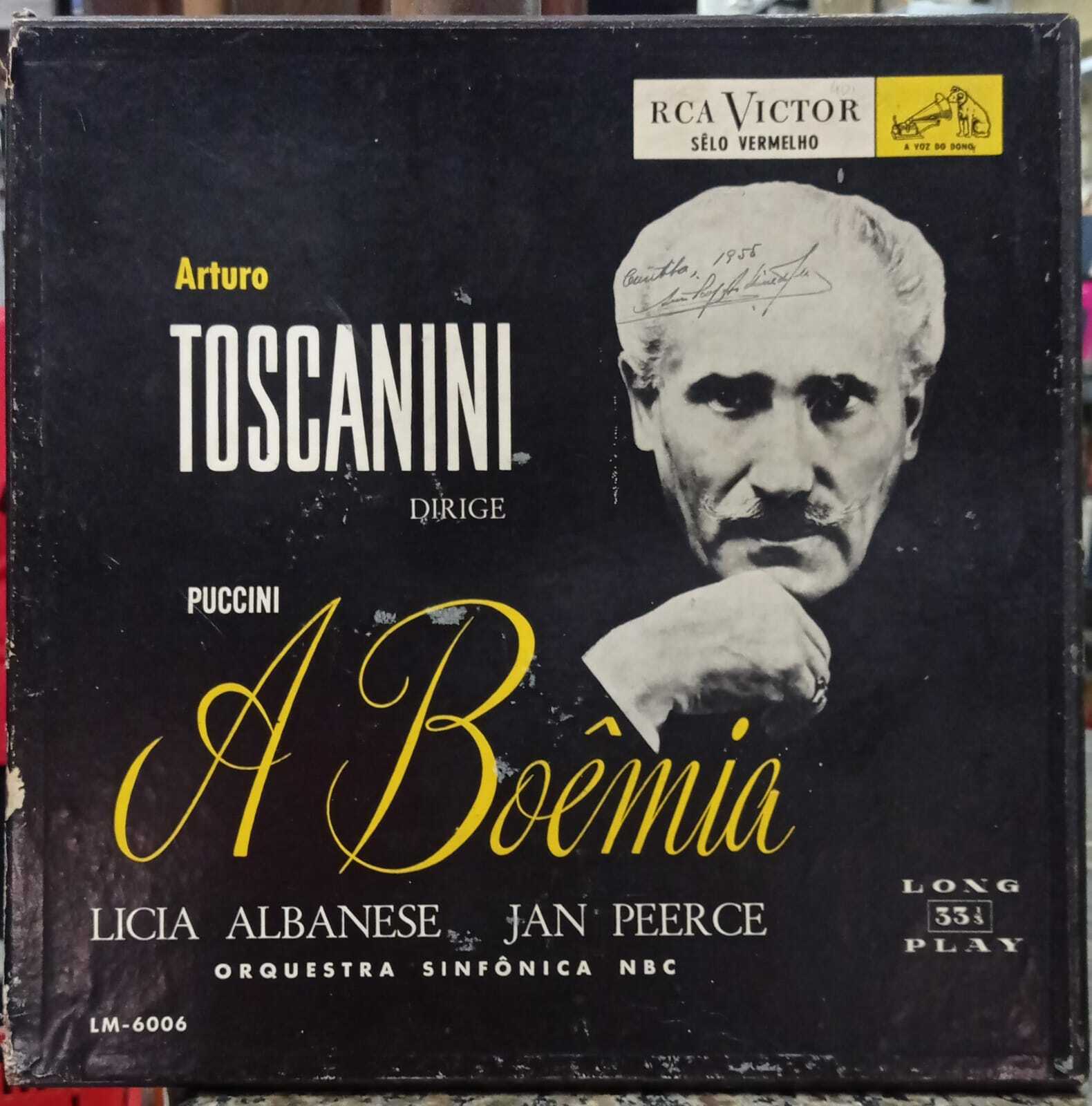 Puccini, Arturo Toscanini, Licia Albanese, Jan Peerce — A Boêmia