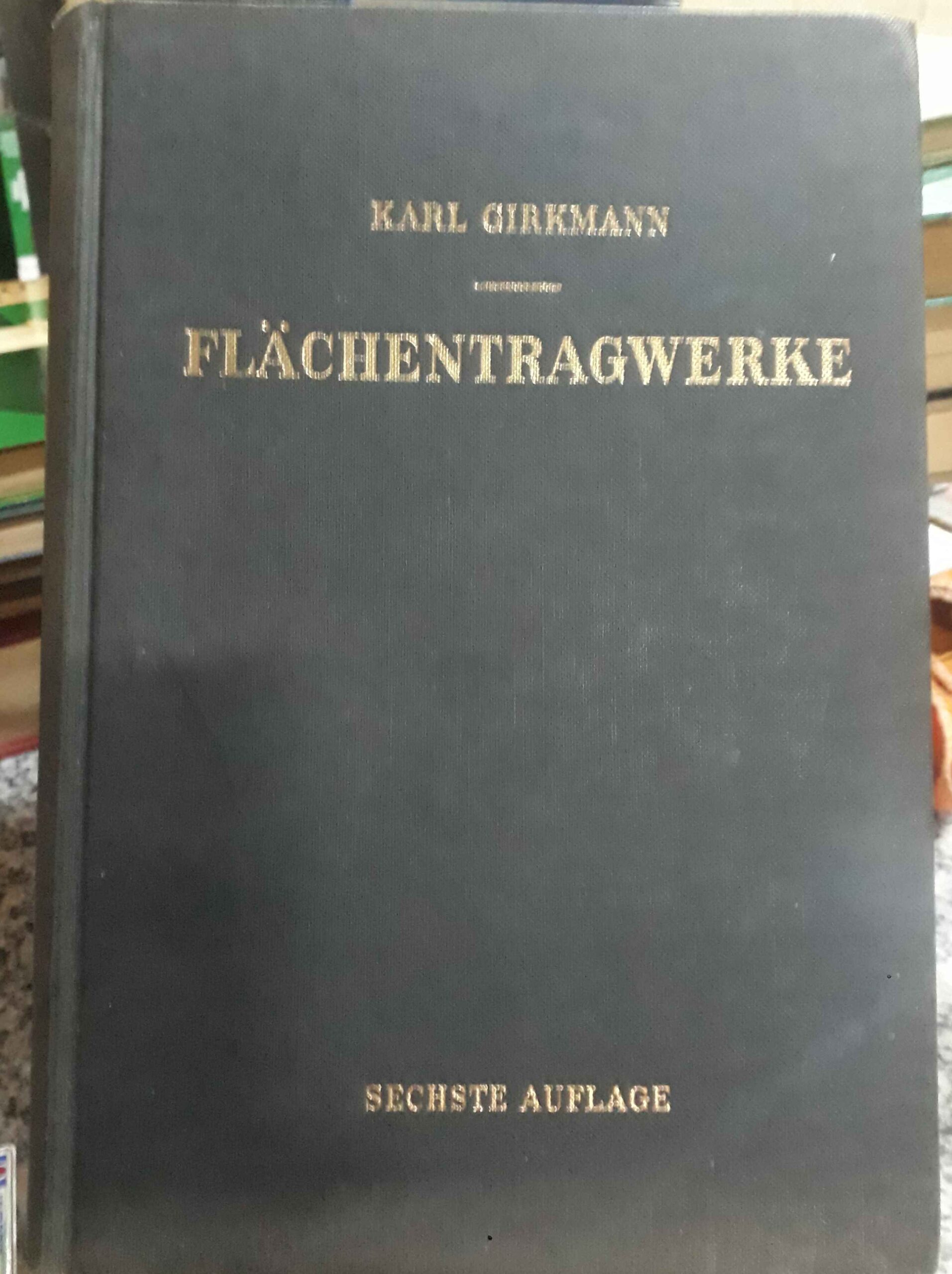 Flächentragwerke- Einführung in die elastotatik der scheiben, platten, schalen und faltwerke- Capa Recondicionada