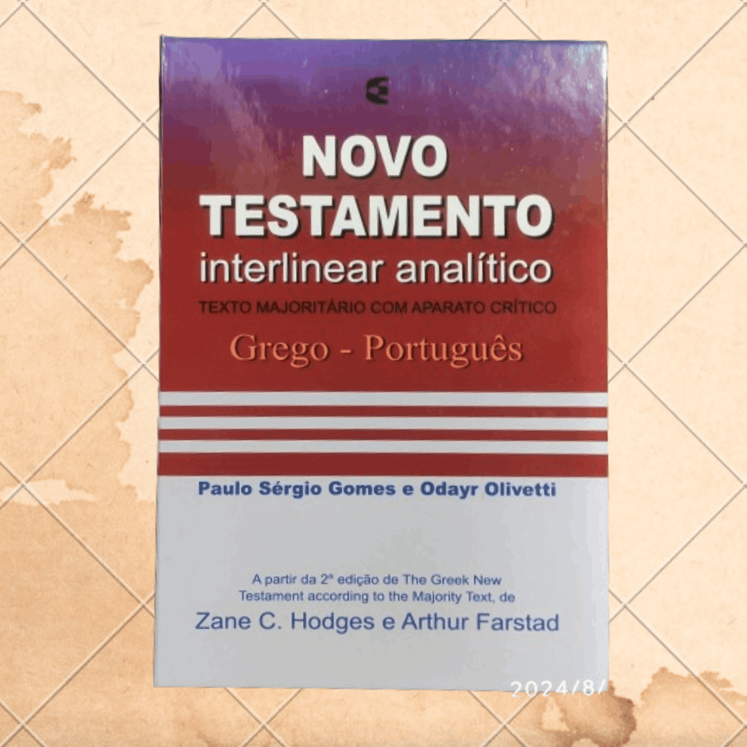 Novo Testamento - Interlinear Analitico - Texto Majoritario Com Aparato Critico