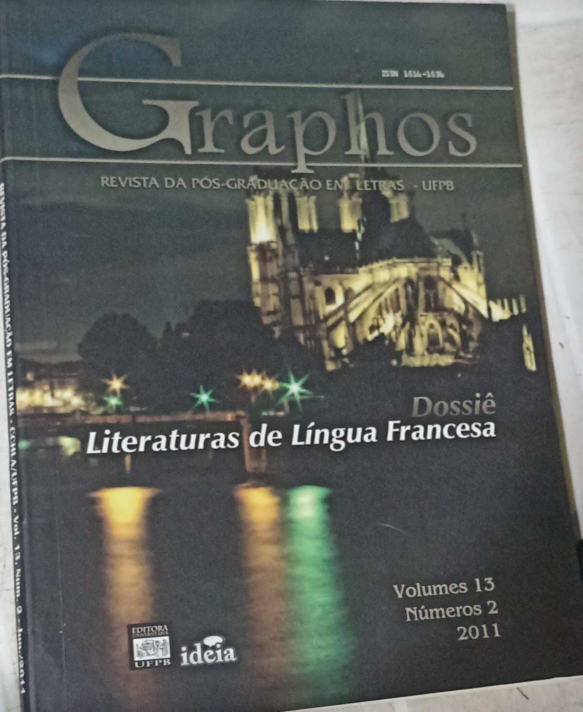 Graphos - Revista da pos-graduacao em letras - Literatura de lingua francesa