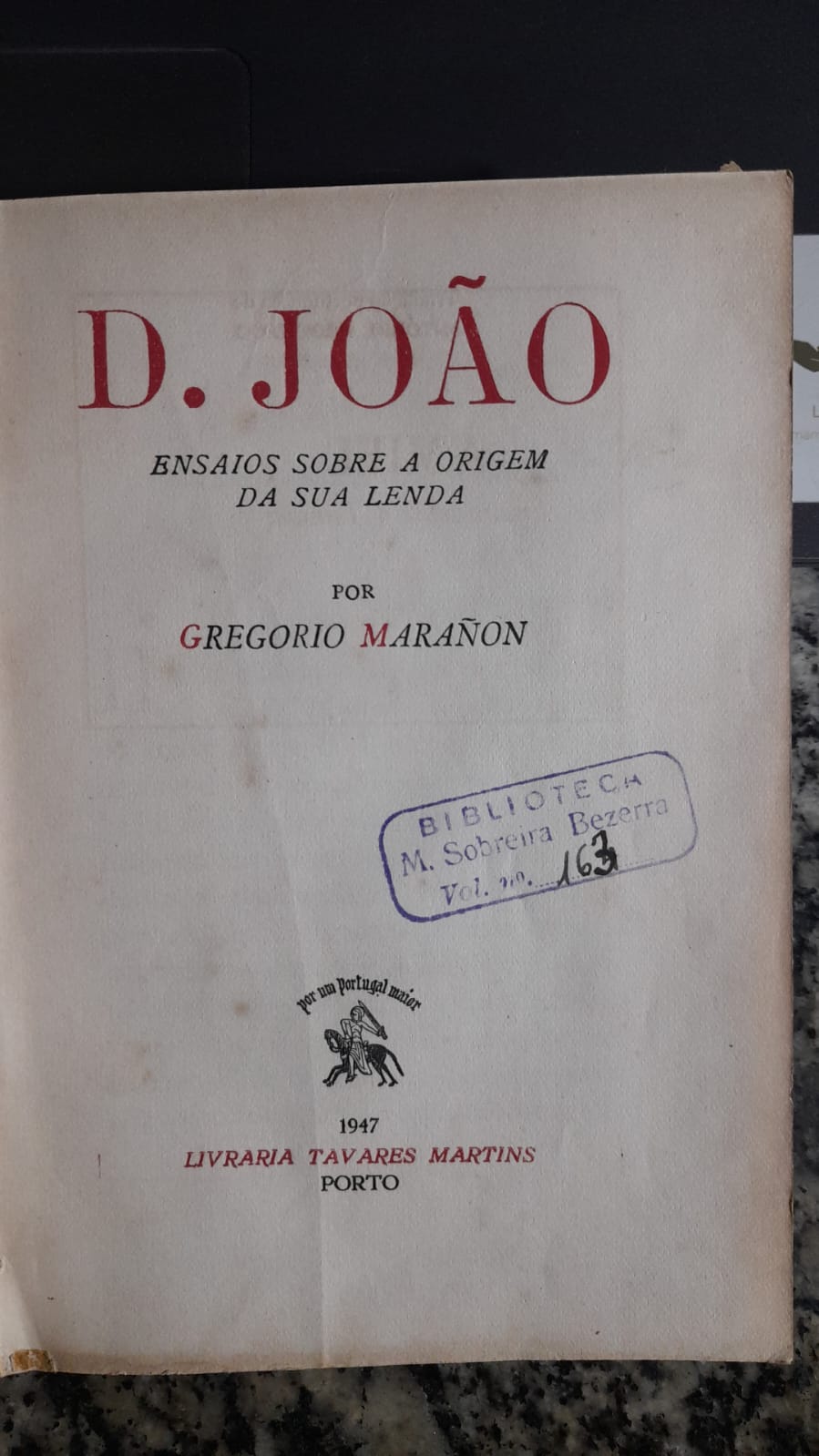 D. joao - Ensaios sobre a origem da sua lenda