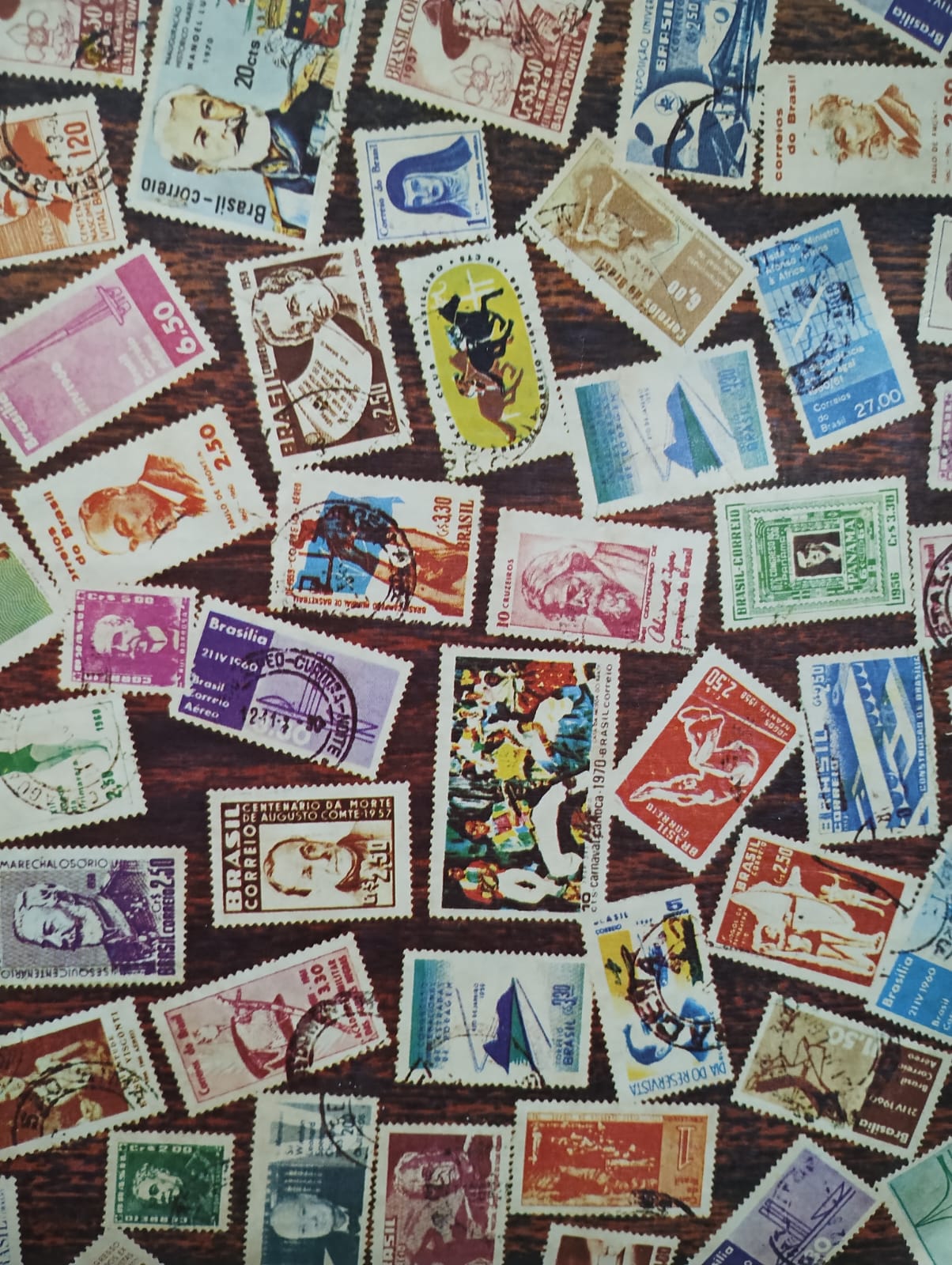 Raridade - Colecao Com Selos Antigos (nao E Livro, Estao Em 02 Caixas)