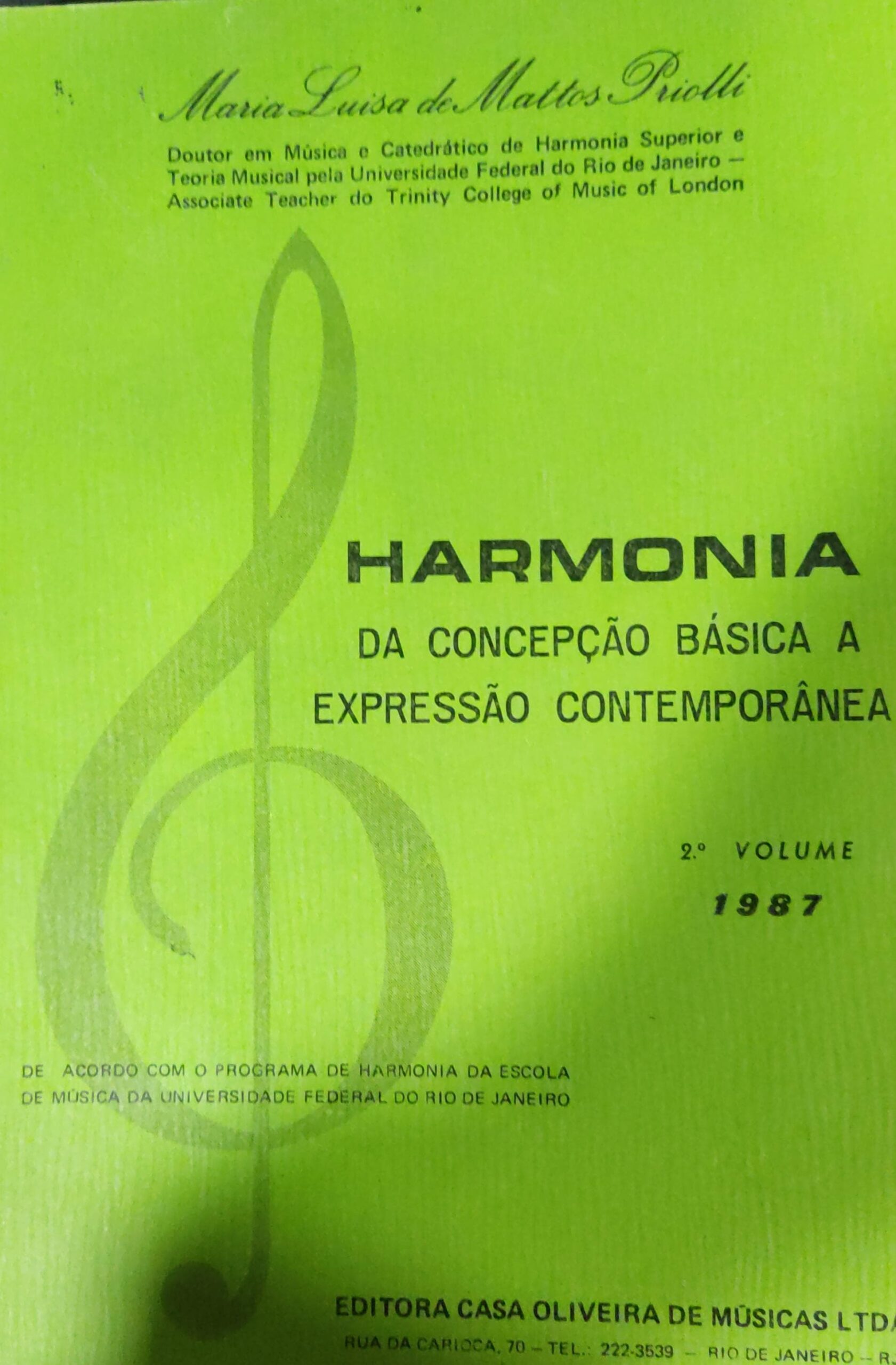 Harmonia Da Concepção Básica a Expressão Contemporânea - Volume 2