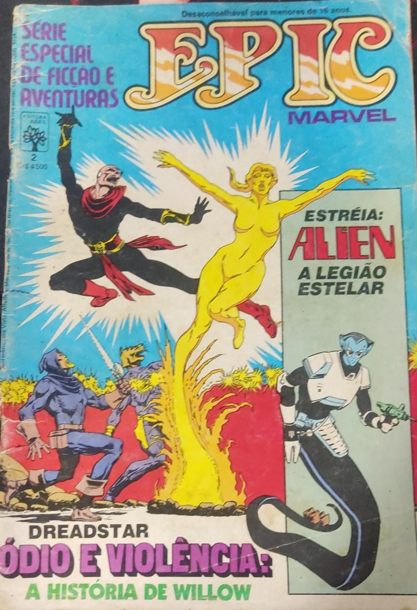 Dreadstar - Ódio e Violência - Estréia Alien - a Legião Estelar - Nº 2