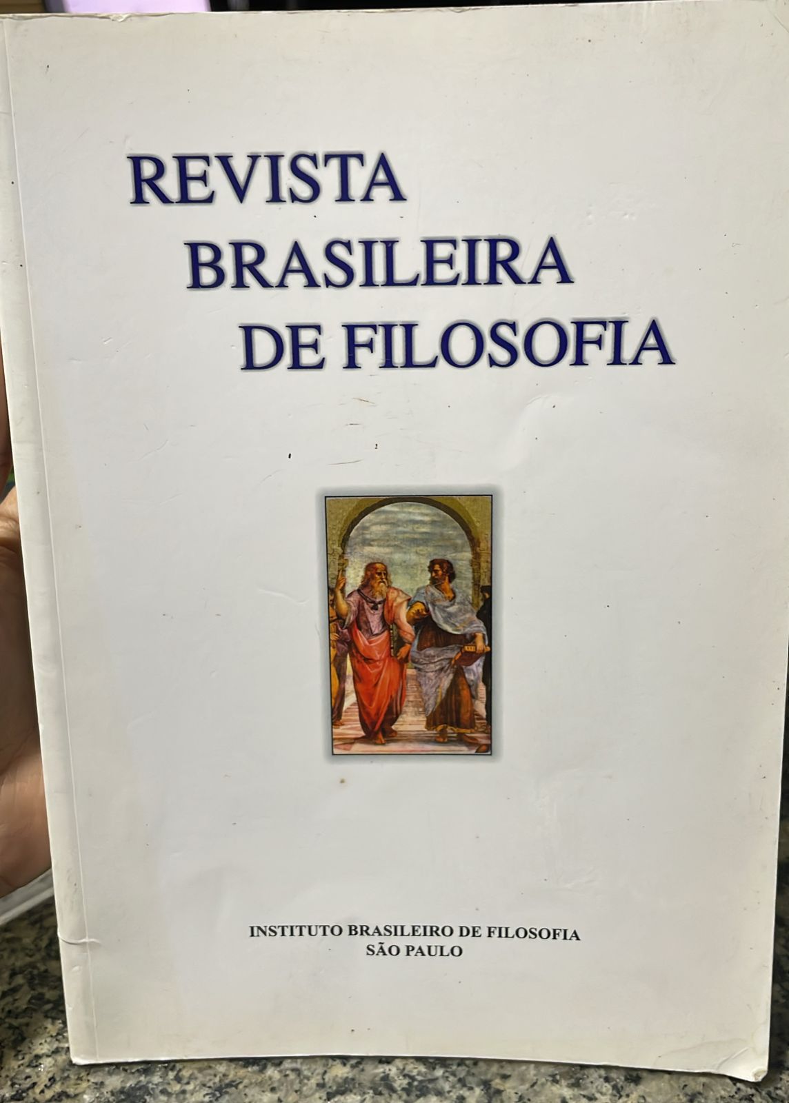 Revista Brasileira De Filosofia vol. 55 - jul/ago/set - 2006