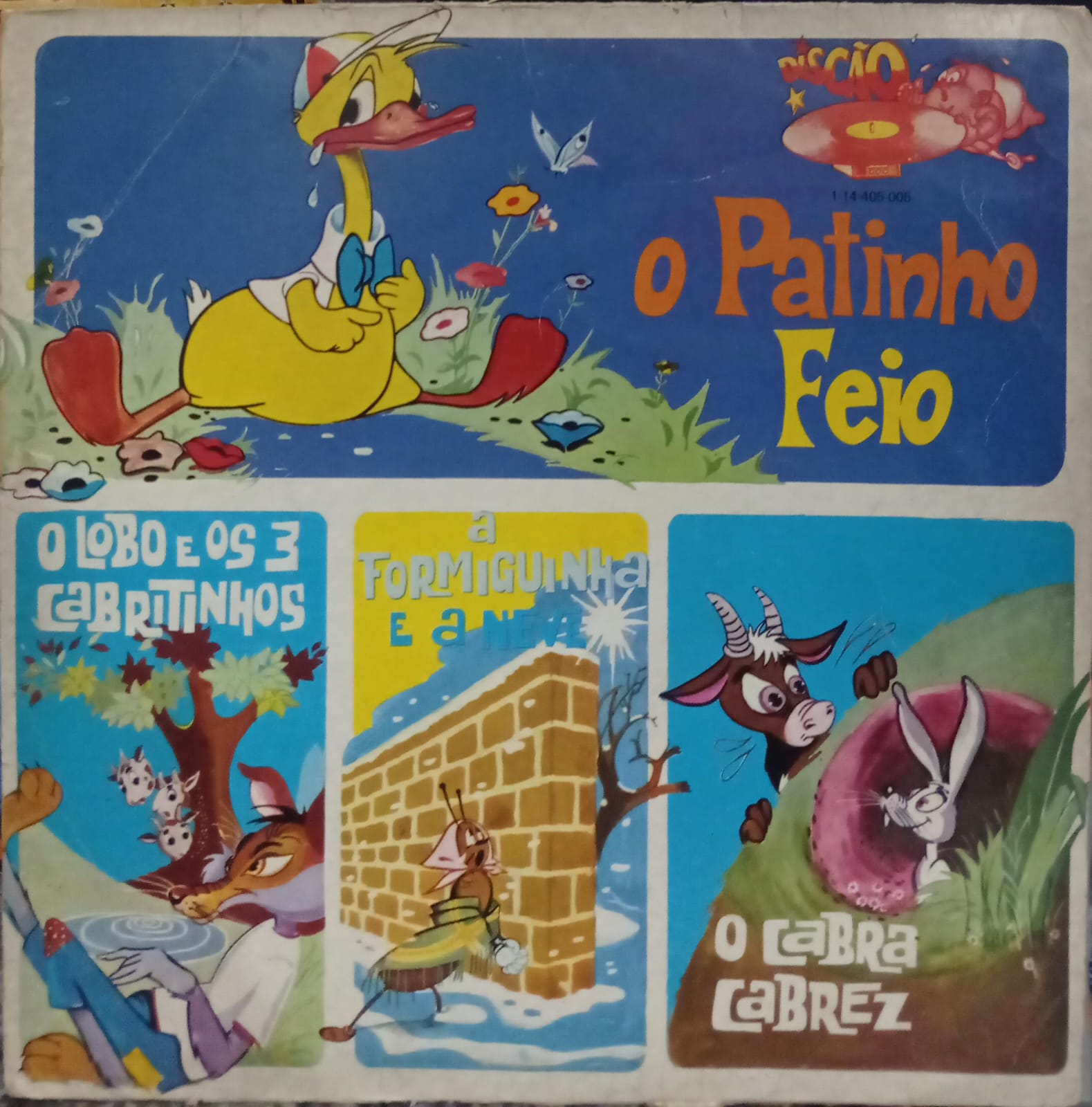 Teatro Disquinho — O Patinho Feio / O Lobo E Os Três Cabritinhos / A Formiguinha E A Neve / O Cabra Cabrez