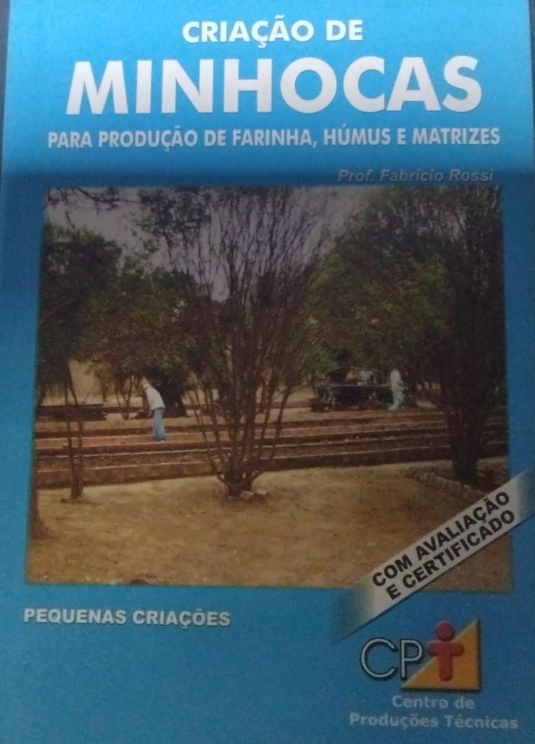 Criação de Minhocas para Produção de Farinha, Húmus e Matrizes