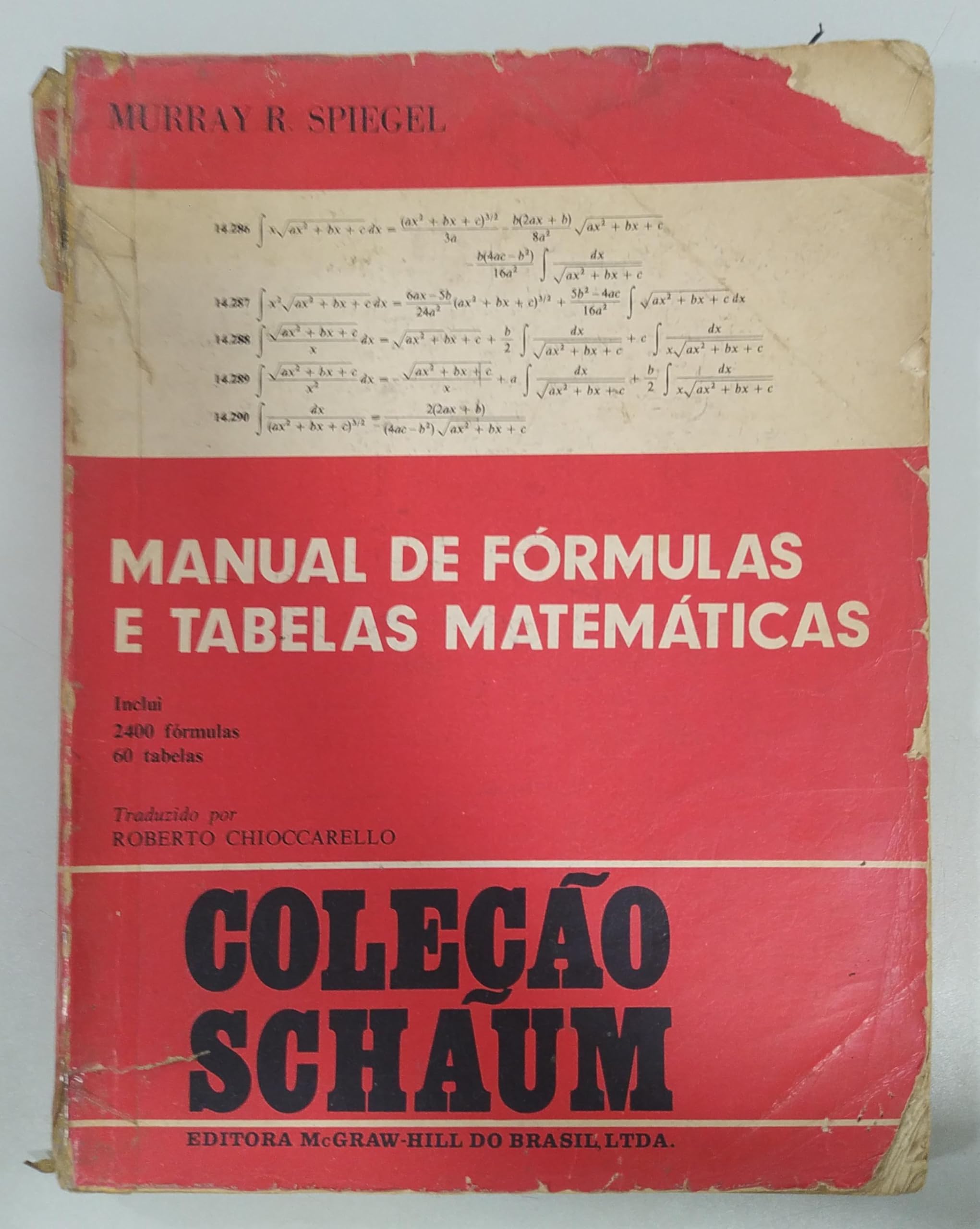 Manual de Fórmulas e Tabelas de Matemática