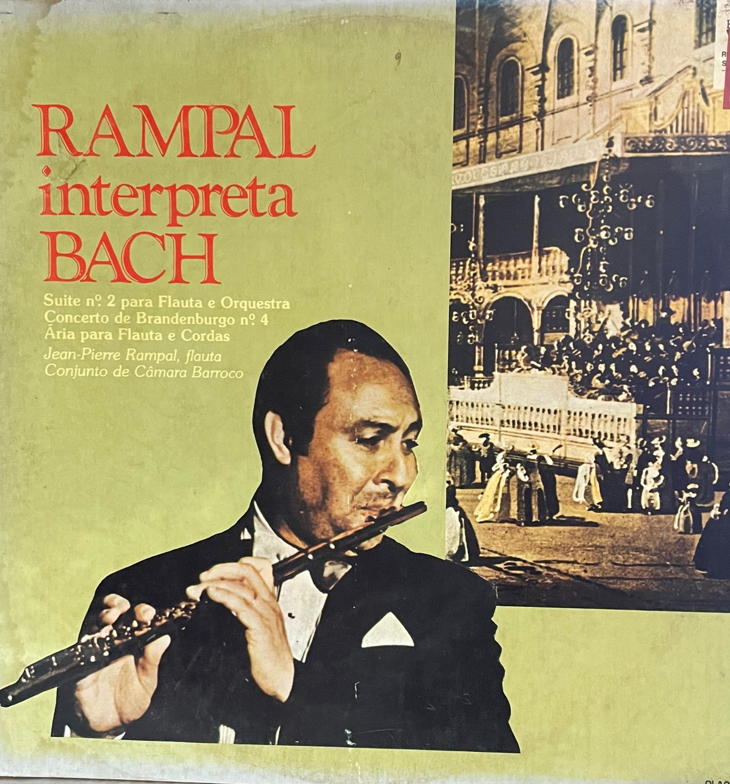 Jean-Pierre Rampal , Flute Conjunto De Câmara Barroco*, Bach — Rampal Interpreta Bach