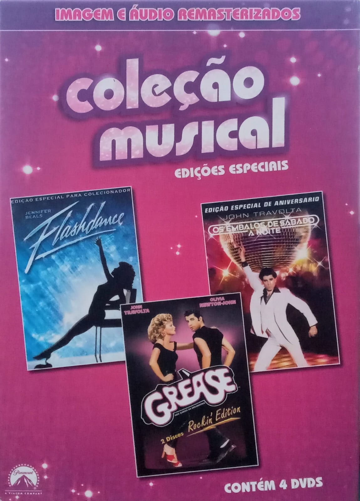 Coleção Musical: Flashdance / Os Embalos de Sábado a Noite / Grease
