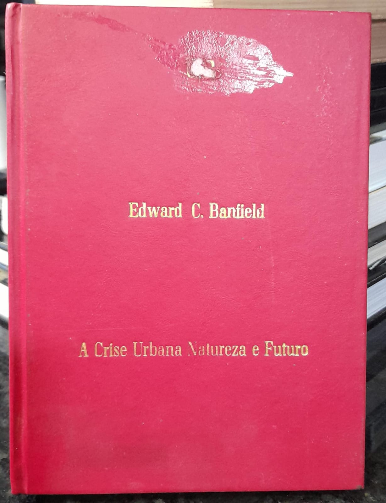 A crise urbana natureza e futuro / Reencadernado