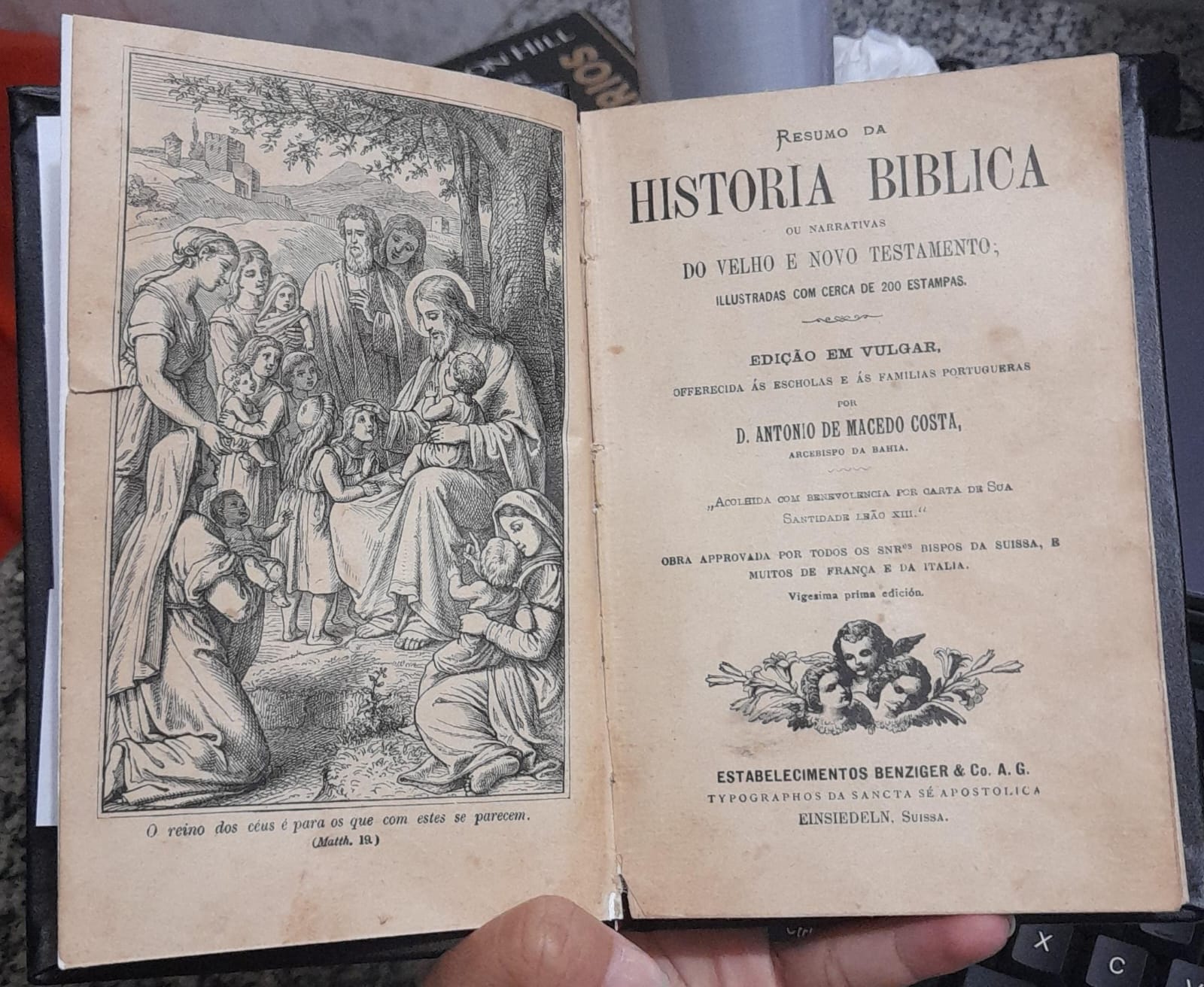 Historia biblica ou narrativas do velho e novo testamento / Reencadernado
