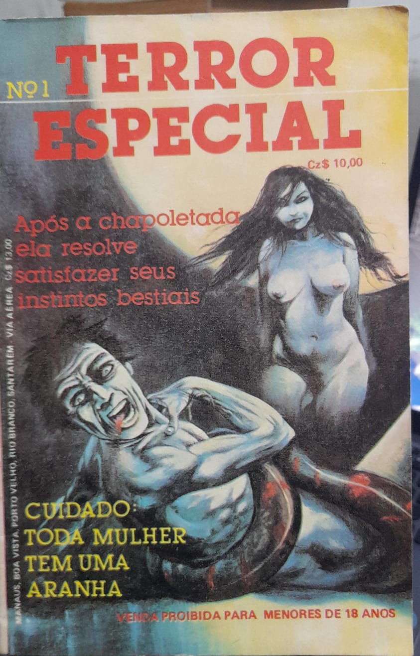 Terror especial N. 1 - Apos a chapoletada ela resolve satisfazer seus instintos bestiais