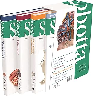 Sobotta Atlas de Anatomia Humana - box 3 Vols + Encarte