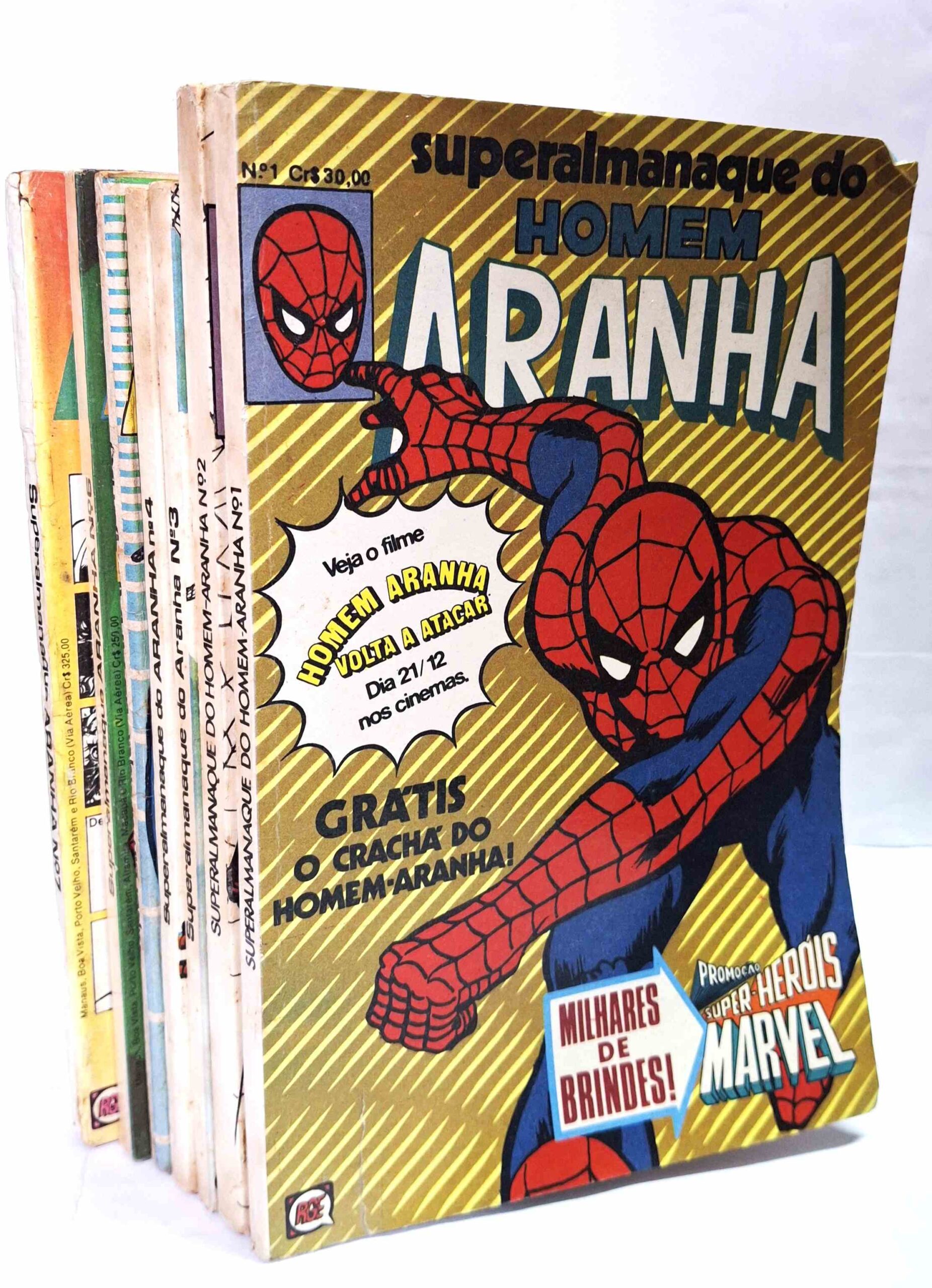 Superalmanaque do Homem-Aranha - Vol. 01 a 07 - Coleção Completa